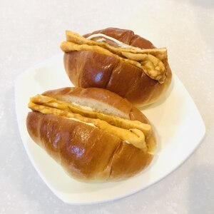 マヨ麺つゆのふっくら卵焼きバターロールサンド レシピ 作り方 By Kuuuma 楽天レシピ